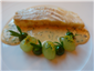 turbot with grapes and beurre blanc